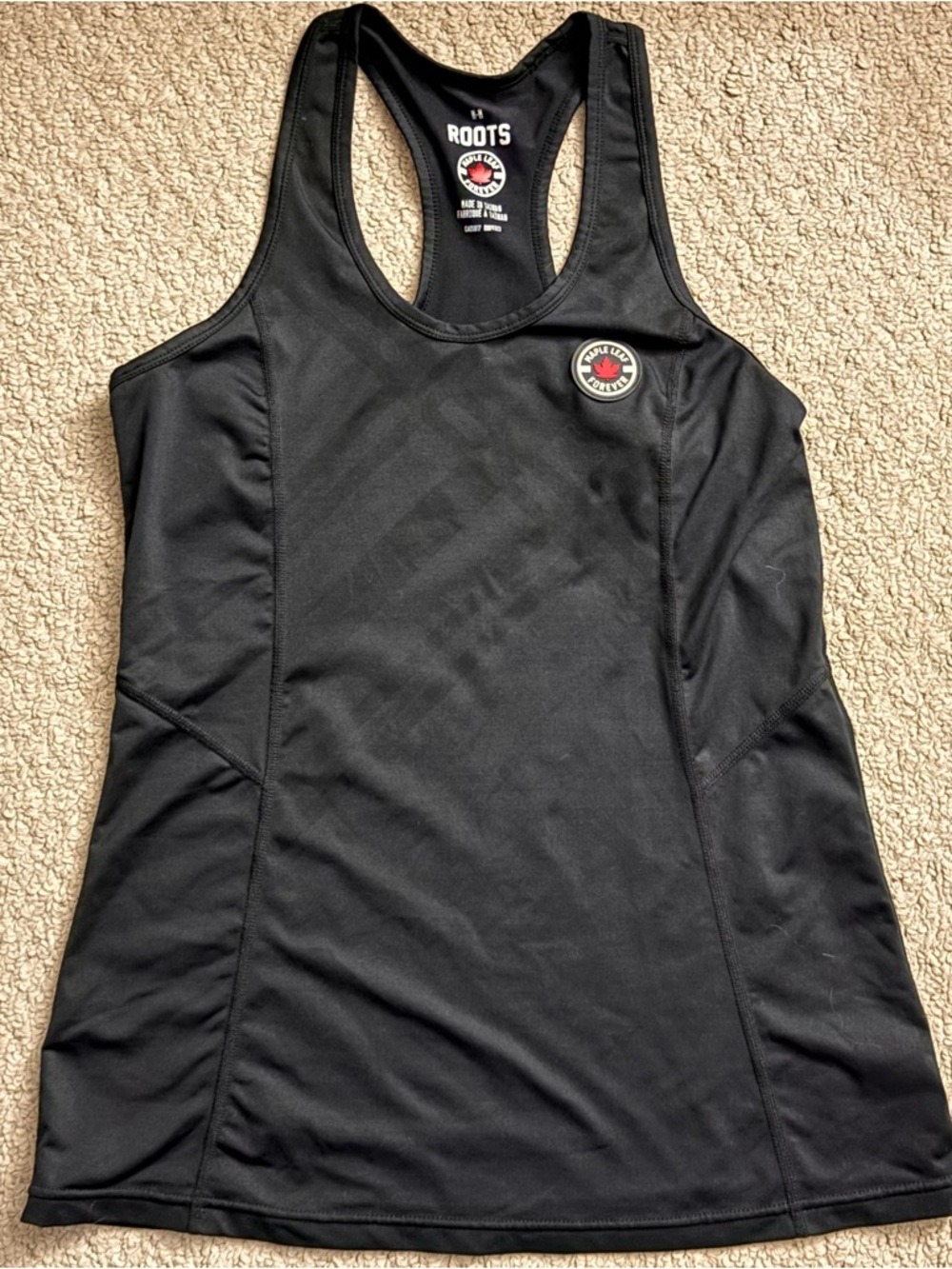 Roots Maple Leafs Forever Racerback Tank Medium